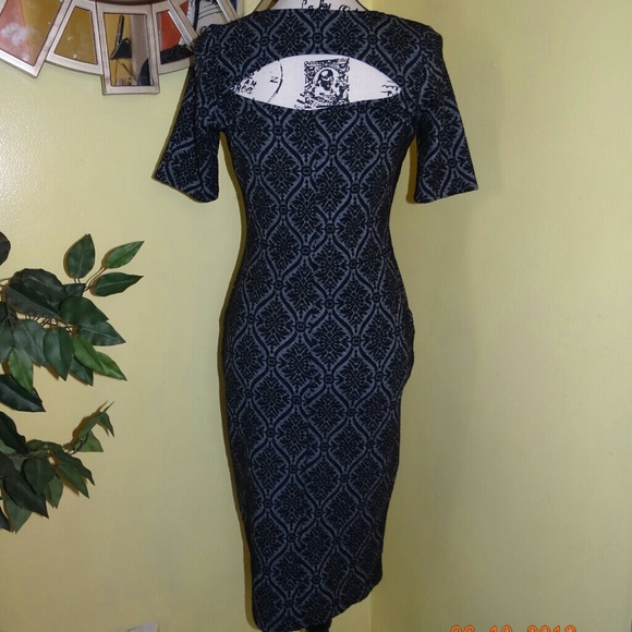 Body Central Black Body Con Dress - Picture 4 of 5